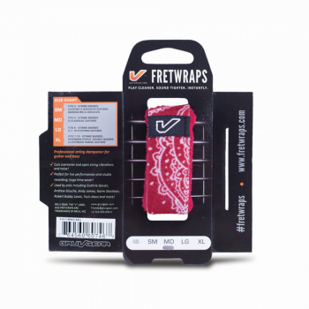 GruvGear FretWrap Medium Bandana Red