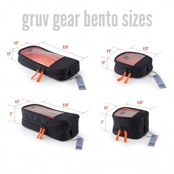 GruvGear Bento Box Half length Tall KARBON