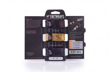 GruvGear FretWrap Medium Wood 3-Mixpack