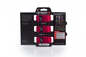 GruvGear FretWrap Medium Red 3-Pack