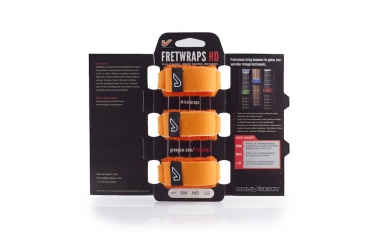 GruvGear FretWrap Medium Orange 3-Pack