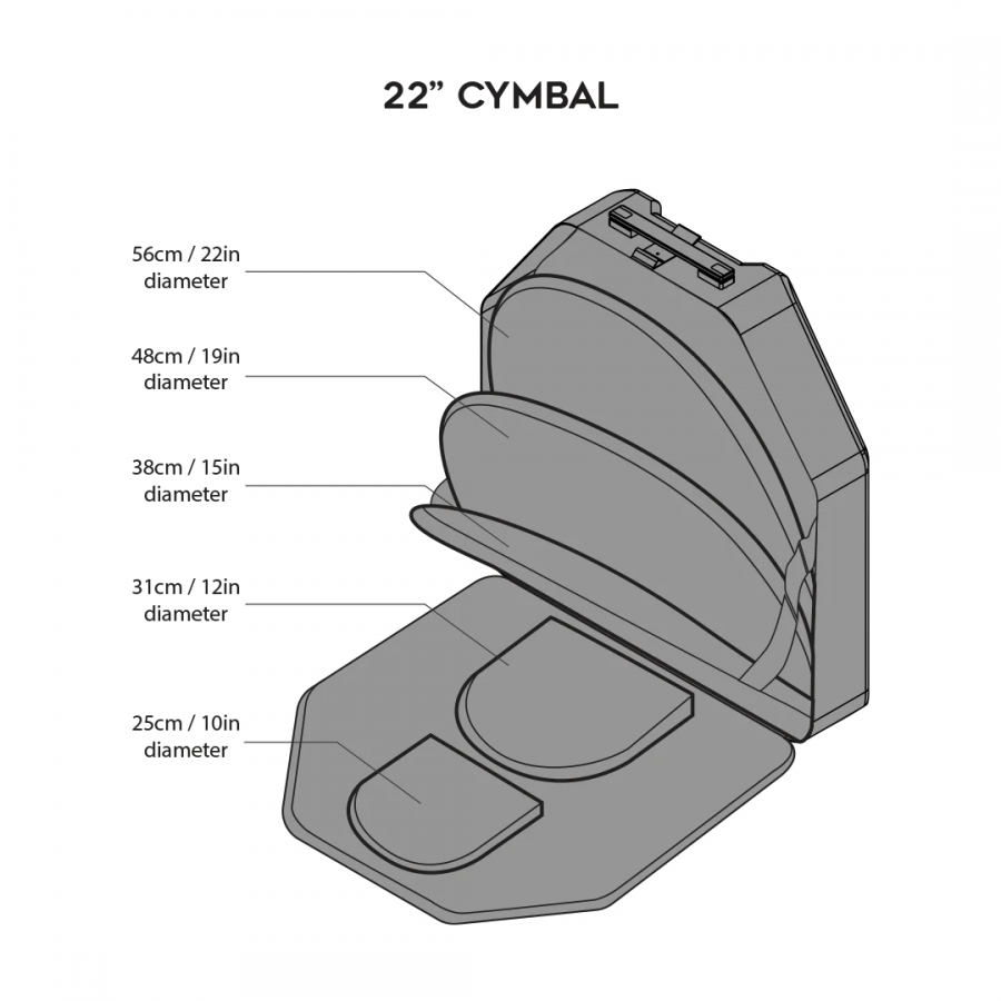 GruvGear VELOC Cymbal Bag 22