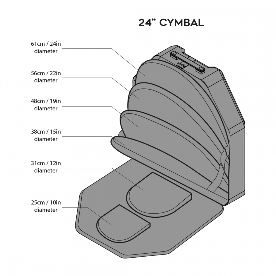 GruvGear VELOC Cymbal Bag 24