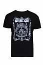 Orange T-Shirt Crest BLK S